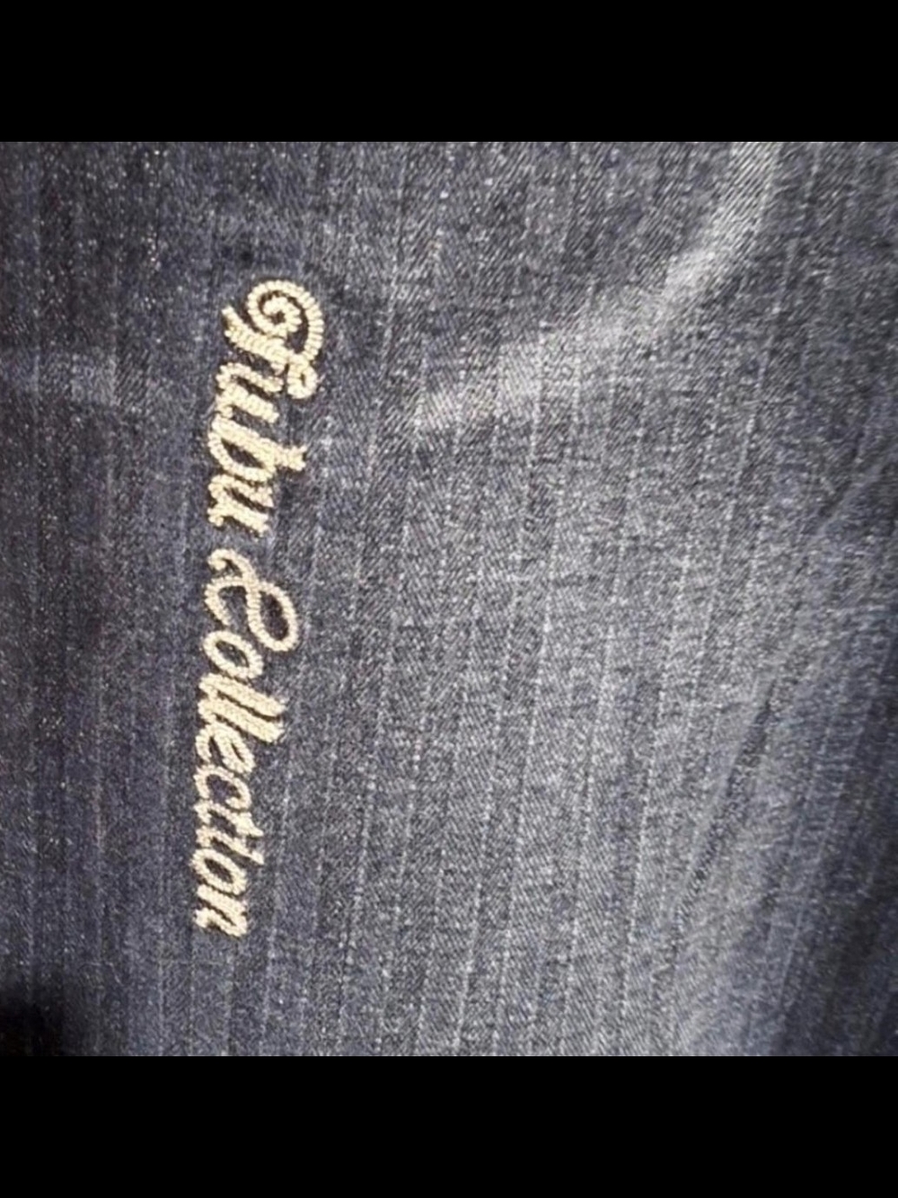 FUBU Dark Blue Relaxed Fit Men's Jeans - Picture 3 of 7